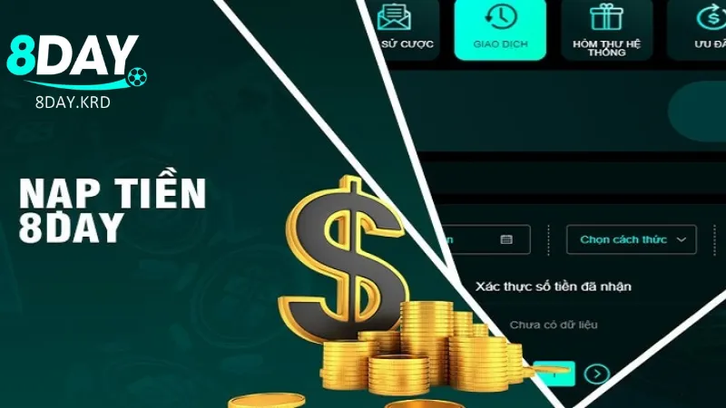 Một vài yêu cầu khi nạp tiền tại 8Day